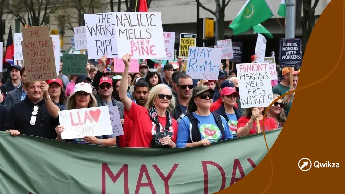 The role of unions in May Day events