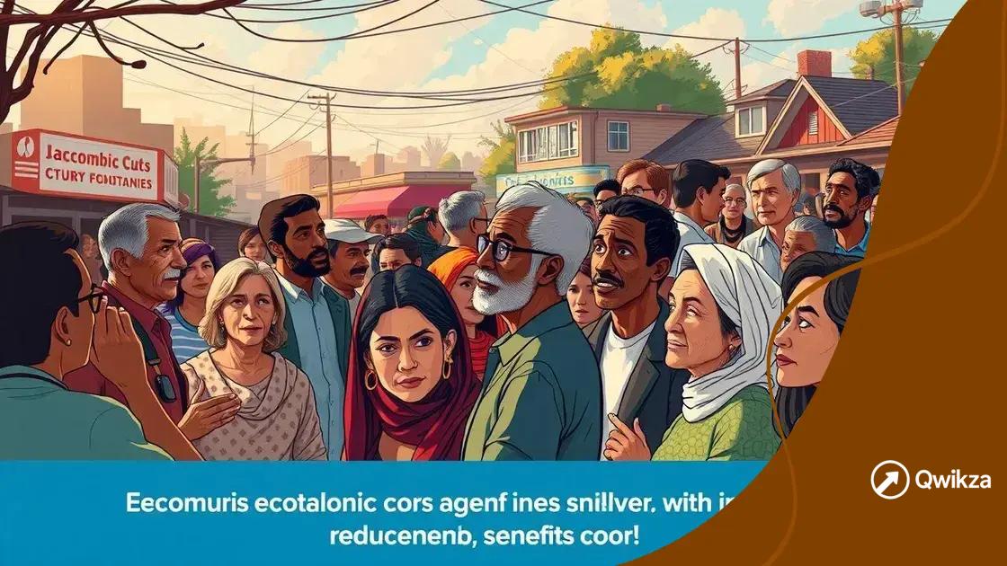 Economic ripple effects of reducing benefits