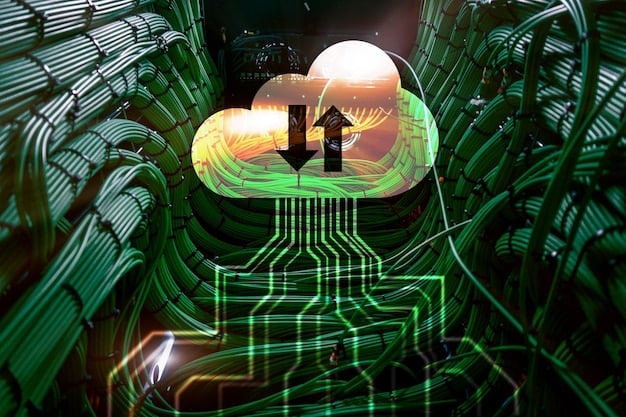 A stylized image representing data analytics and cloud computing, showing Brazil gaining insights and leveraging technology for economic growth.