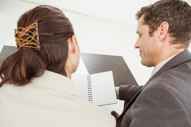 Split image showing correct and incorrect posture during an interview, highlighting the impact of body language on perception.