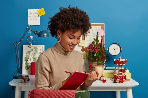 A person using a planner or calendar to schedule tasks and appointments, with a focus on time management and organization. The setting is a clean and organized workspace.
