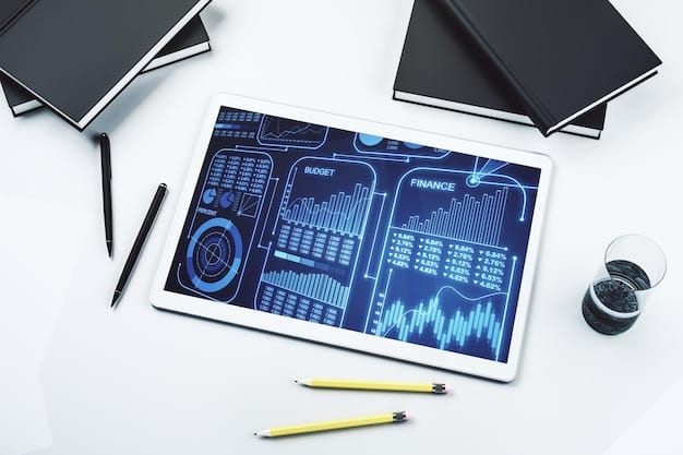 A conceptual image showing a digital dashboard with various tools and metrics for optimizing educational costs, emphasizing data analysis and efficiency improvement.