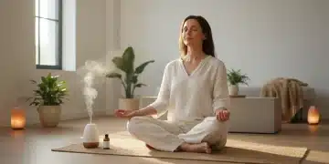 Ayurveda for Stress: 2026 Guide to 5 Daily Practices Woman meditating calmly, integrating Ayurvedic practices for stress reduction