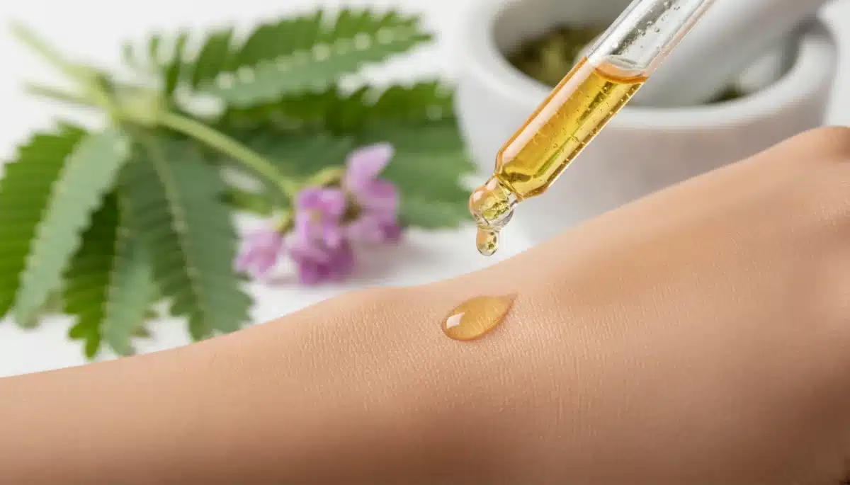 Bakuchiol plant extract application for skin health