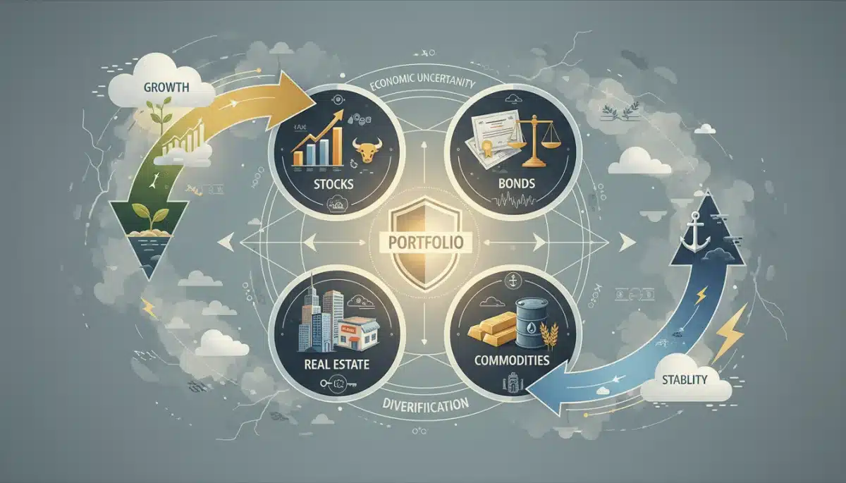 Diversified investment portfolio protecting against inflation