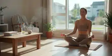 Woman meditating, embracing holistic wellness for chronic fatigue relief