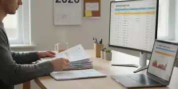 Personal Budgeting for 2026: Cut Monthly Expenses by $200 Person organizing financial documents for 2026 budget planning